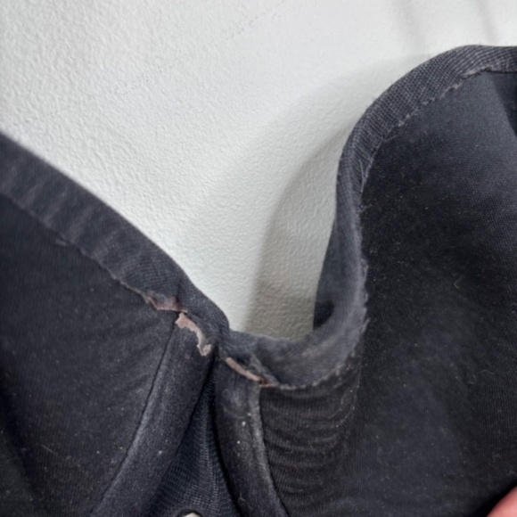 Third Love 24/7 Pima Cotton T-Shirt Bra 34D Set of 2 Lined Underwire Black White - Picture 7 of 11